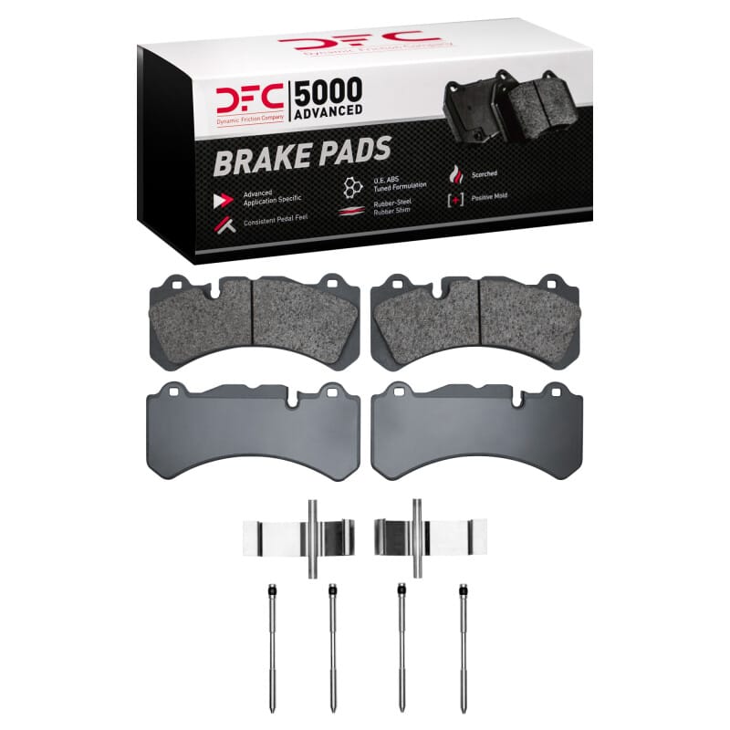 DFC — DFC 16-17 Volvo V60/S60 Front 5000 Advanced Low Metallic Brake Pads and Hardware Kit
DFC Brake Pad Set
