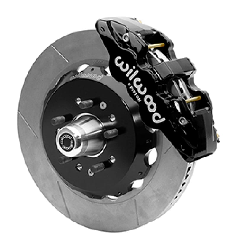 Wilwood — Wilwood 55-57 Chevy Bel Air Aerolite 6R Kit, 5 x 4.50in/4.75in Hub - 14.00in Slotted Rotor