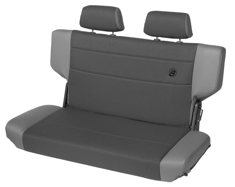 Bestop — Bestop N-Tumble Seat - 97-06 Jeep Wrangler TJ Rear Trailmax Ii Fold (All Vinyl Charcoal/Gray)
Fold-N-Tumble Seat