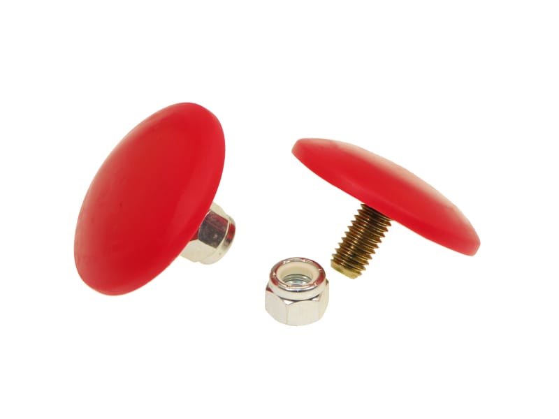 Prothane — Prothane Universal Bump Stop 3/8X2 Ultra Thin Button - Red
BUMP STOPS