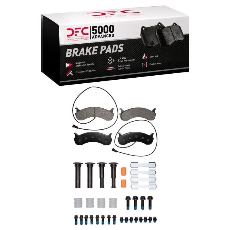 DFC — DFC 20-25 Coachmen Mirada Front 5000 Advanced Semi Metallic Brake Pads and Hardware Kit
DFC Brake Pad Set