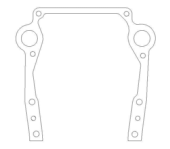 Cometic Gasket — Oldsmobile Gen-2 Rocket V8 Timing Cover Gasket