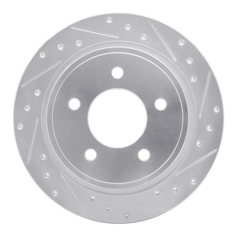 R1 Concepts — R1 04-08 Chrysler Pacifica Rear Right Drilled & Slotted Silver Brake Rotor
R1 Brake Rotor Drill