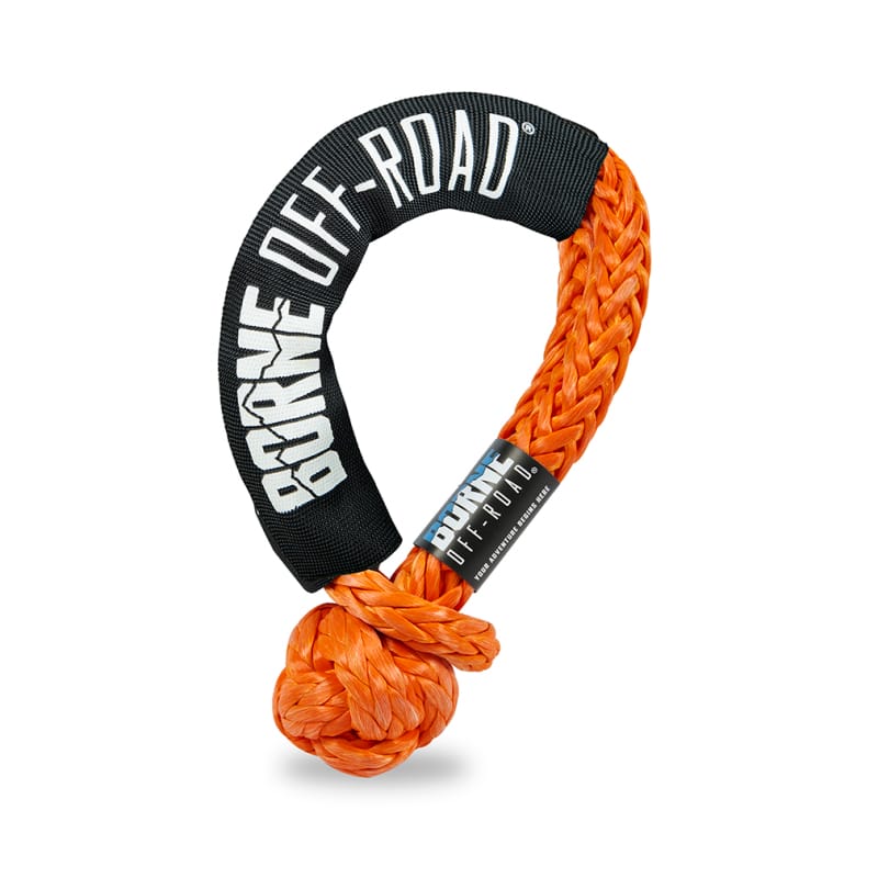 Borne Off-Road — Borne Off-Road 1/2in X 20in Soft Shackle Dark Orange
