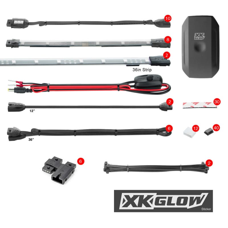 XKGLOW — XK Glow LED Snowmobile Accent Light Kits XKchrome Smartphone App (Advanced)