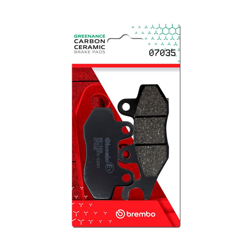 Brembo OE Powersports — Brembo OE Malaguti Centro/Malaguti Blog/TGB Arkos Tec Carbon Ceramic Brake Pad - Front