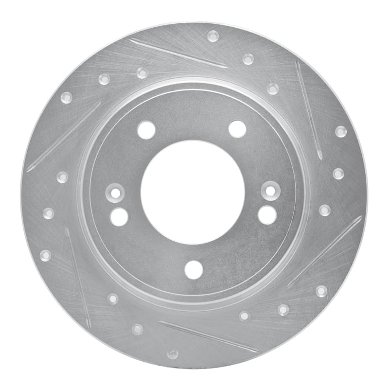 R1 Concepts — R1 17-25 Hyundai Elantra Rear Right Drilled & Slotted Silver Brake Rotor
R1 Brake Rotor Drill