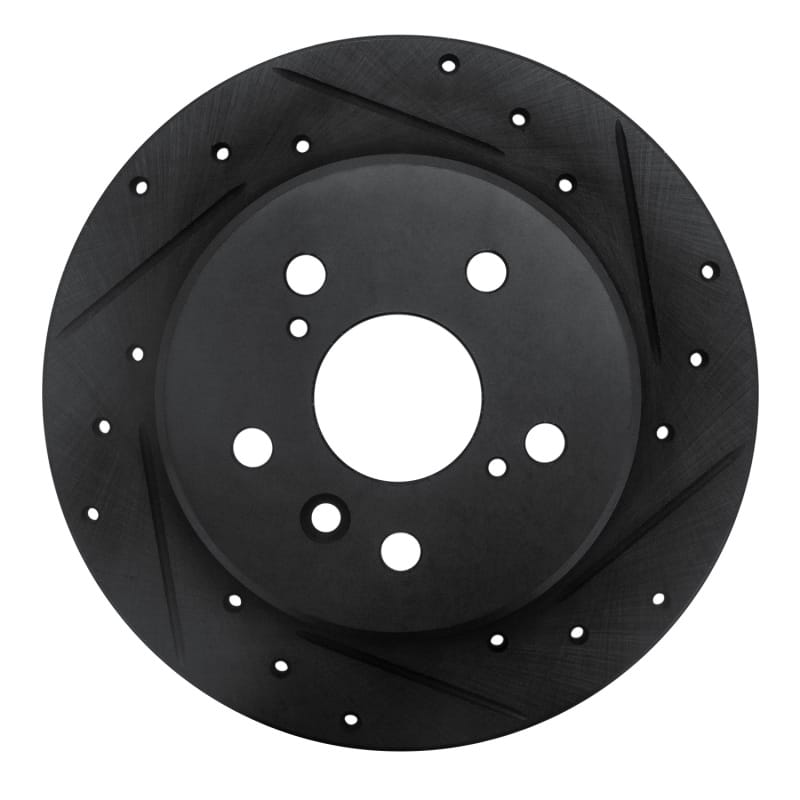 R1 Concepts — R1 92-03 Lexus ES300 Rear Right Drilled & Slotted Black Brake Rotor
R1 Brake Rotor Drill
