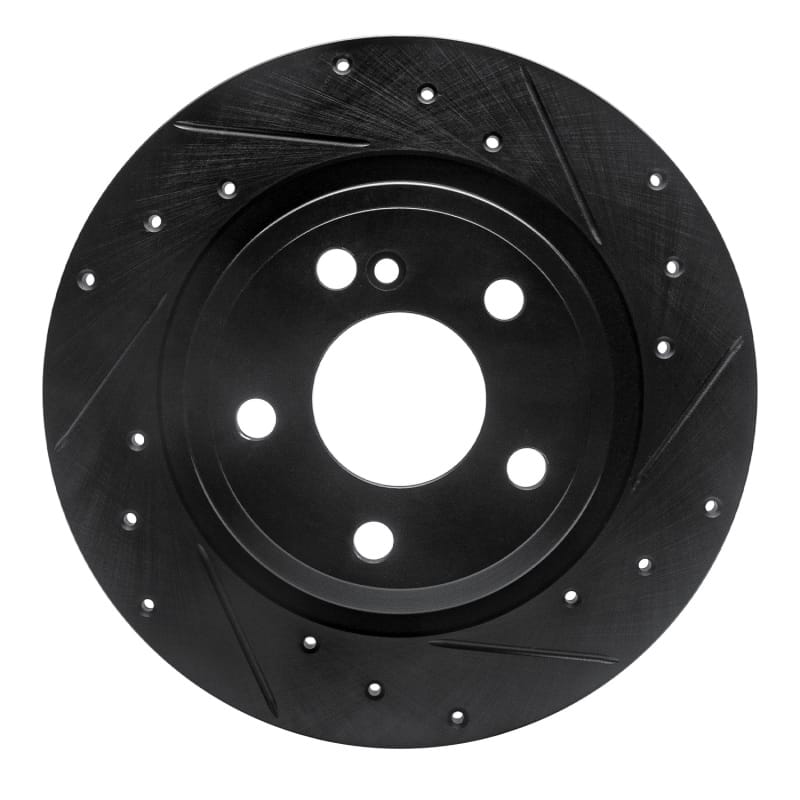 R1 Concepts — R1 14-20 Infiniti QX30 Rear Right Drilled & Slotted Black Brake Rotor
R1 Brake Rotor Drill