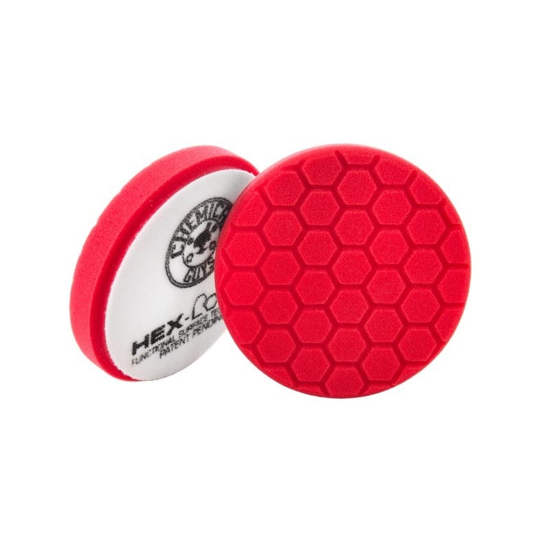 Chemical Guys — Chemical Guys Hex Logic Self-Centered Perfection Ultra-Fine Finishing Pad - Red - 5.5in