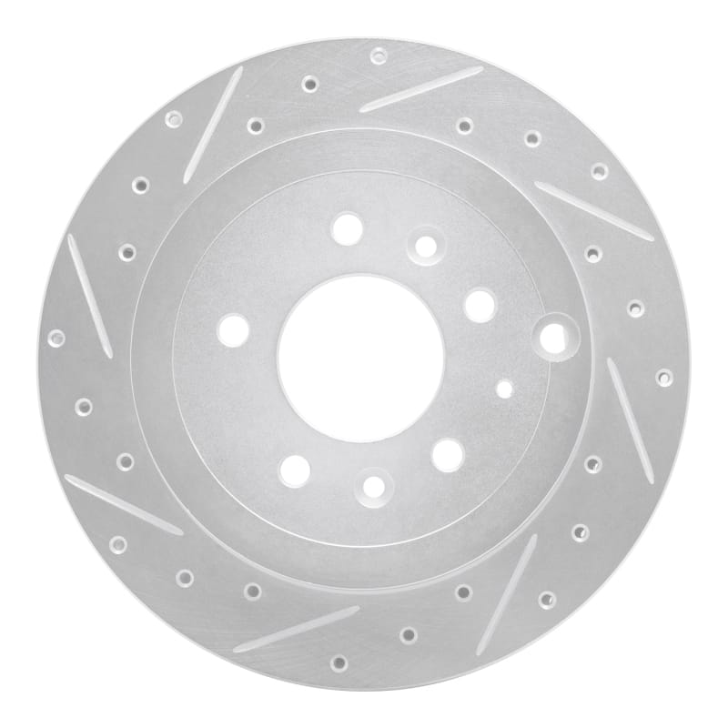 R1 Concepts — R1 07-12 Ford Edge Rear Left Drilled & Slotted Silver Brake Rotor
R1 Brake Rotor Drill
