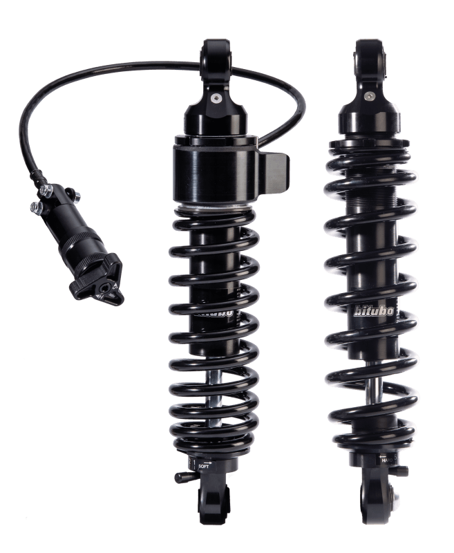 Bitubo Suspension — Bitubo WME2 Twinshocks Adjustable: Single Hydraulic Spring Preload, Reb., Length 326mm, Dk Edition