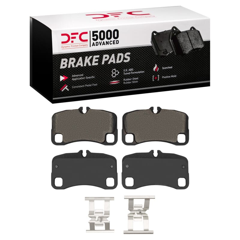 DFC — DFC 07-13 Porsche 911 Rear 5000 Advanced Low Metallic Brake Pads and Hardware Kit
DFC Brake Pad Set