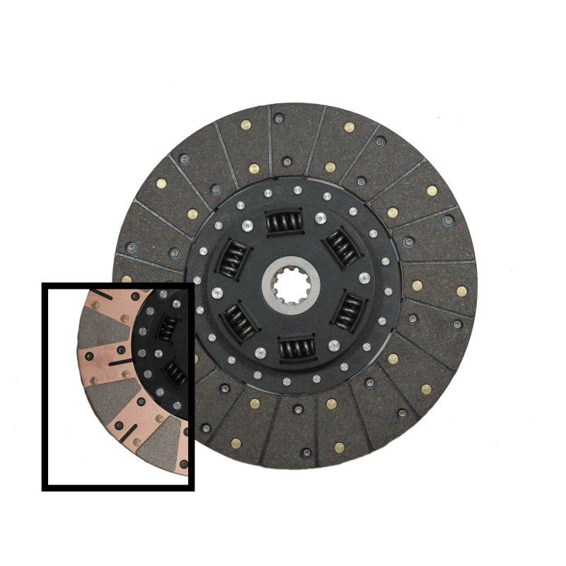 McLeod Racing — McLeod 500 Series 11 x 1 X 23 Metric Spline Organic/Ceramic Facing Dual Performance Clutch Disc
Disc