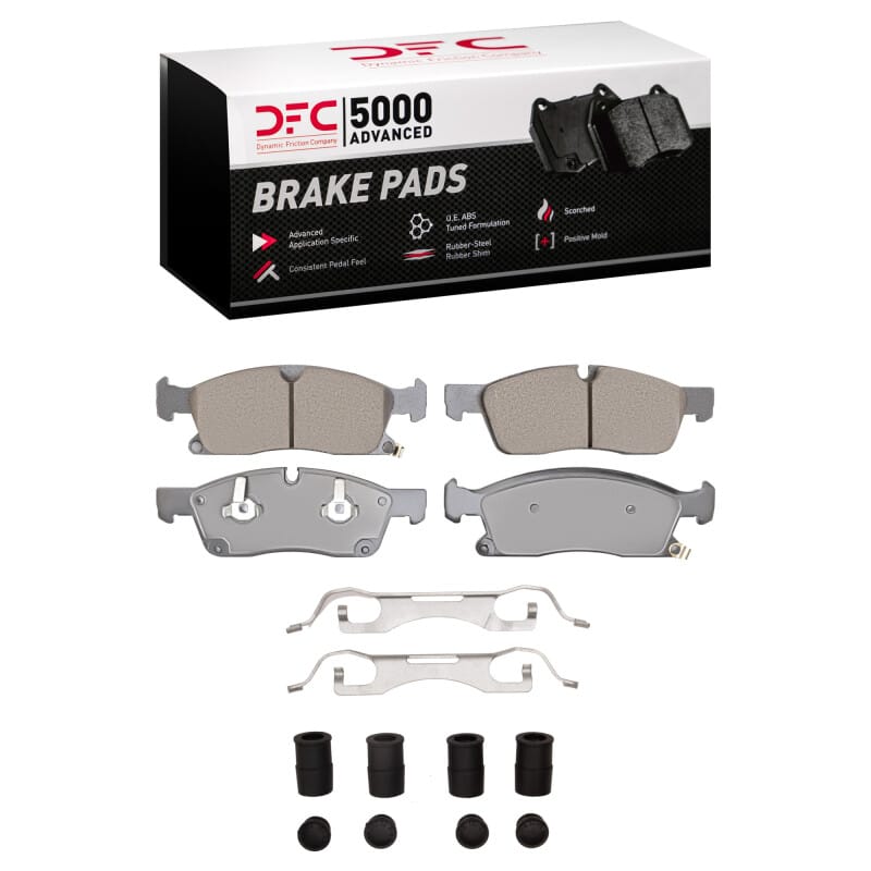 DFC — DFC 12-18 Mercedes-Benz GL450 Front 5000 Advanced Ceramic Brake Pads and Hardware Kit
DFC Brake Pad Set