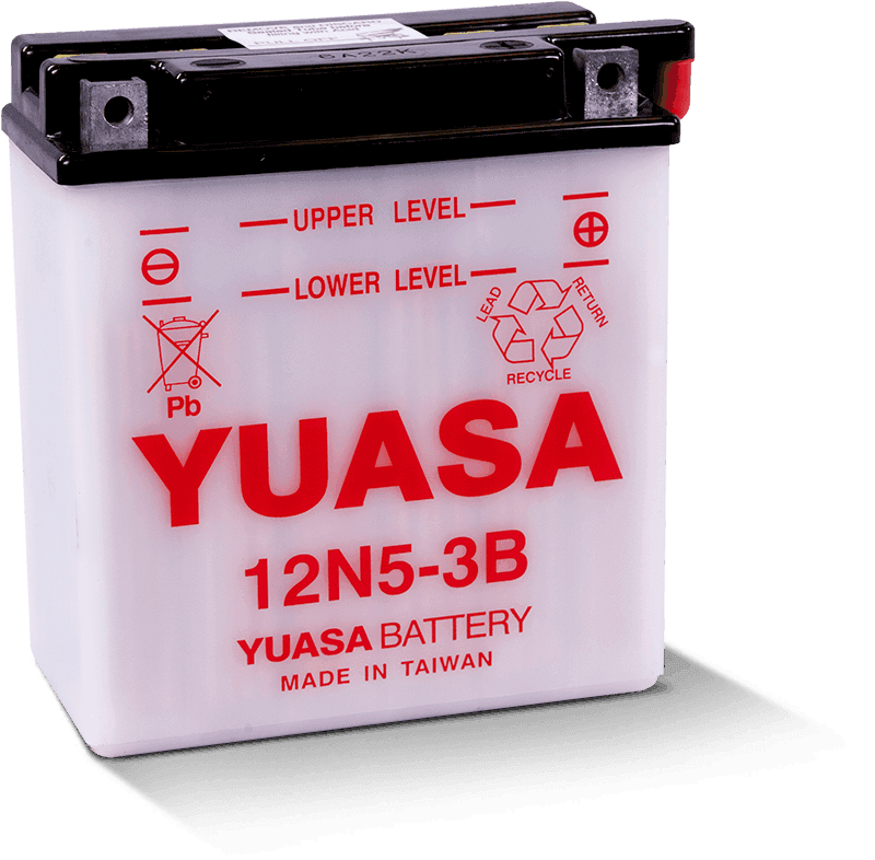 Yuasa Battery — Yuasa 12N5-3B Conventional 12-Volt Battery