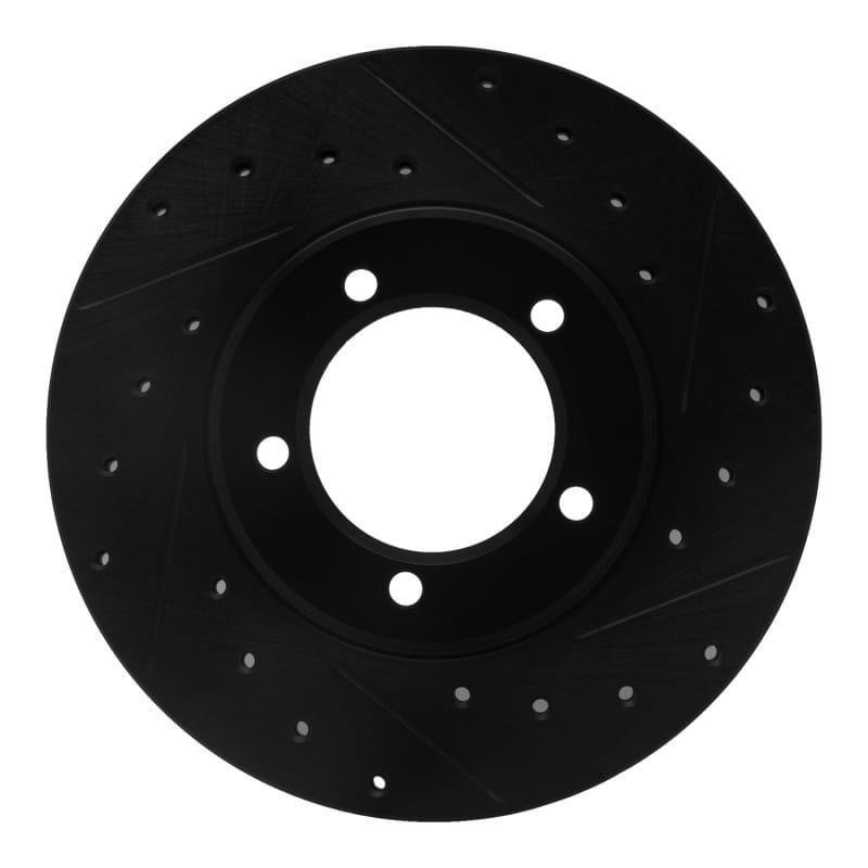 R1 Concepts — R1 79-83 Toyota Pickup Front Right Drilled & Slotted Black Brake Rotor
R1 Brake Rotor Drill