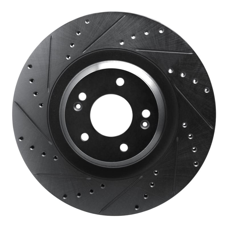 R1 Concepts — R1 -22 Hyundai Veloster N Front Left Drilled & Slotted Black Brake Rotor
R1 Brake Rotor Drill