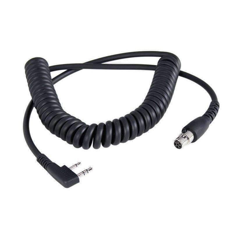 Rugged Radios — Rugged Radios Rugged and Kenwood Handheld Radio - Headset Coil Cord