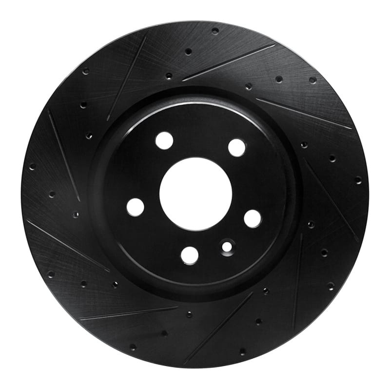 R1 Concepts — R1 12-21 Tesla Model S Front Left Drilled & Slotted Black Brake Rotor
R1 Brake Rotor Drill