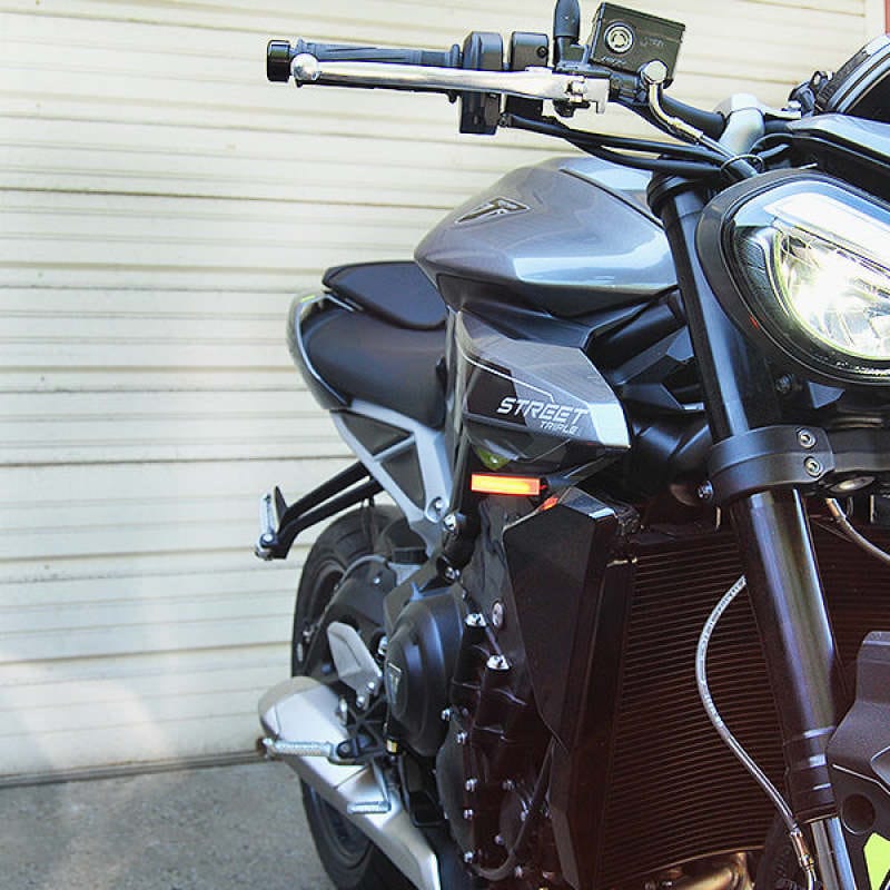 New Rage Cycles — New Rage Cycles 2024 Triumph Street Triple Front Turn Signals