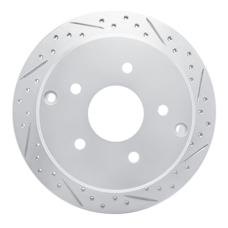R1 Concepts — R1 04-04 Pontiac GTO Rear Right Drilled & Slotted Geo-Carbon Rotor