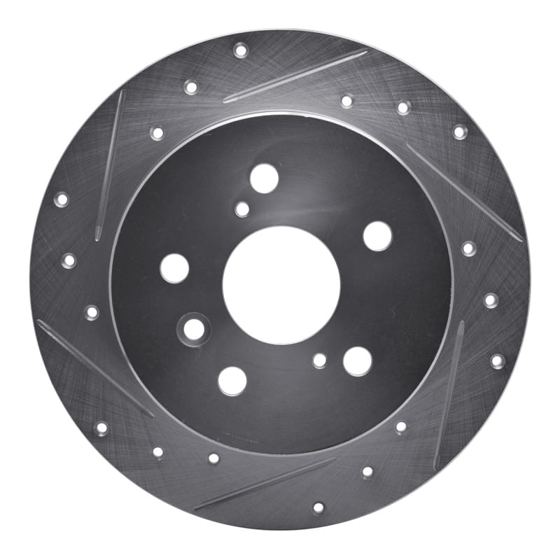 R1 Concepts — R1 12-18 Lexus ES300H Rear Left Drilled & Slotted Silver Brake Rotor
R1 Brake Rotor Drill