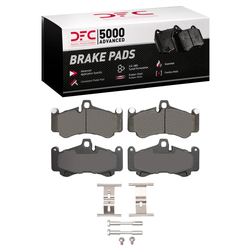 DFC — DFC 02-13 Porsche 911 Front/Rear 5000 Advanced Low Metallic Brake Pads and Hardware Kit
DFC Brake Pad Set
