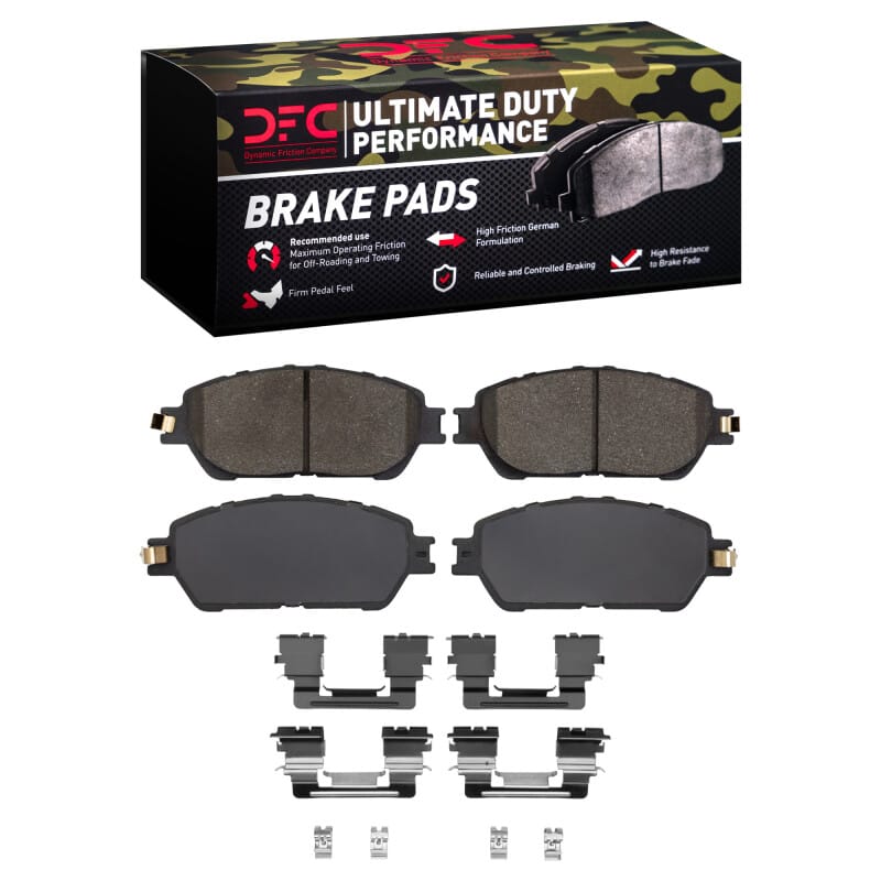 DFC — DFC 05-15 Toyota Tacoma Front Ultimate Duty Performance Brake Pads and Hardware Kit
DFC Brake Pad Set
