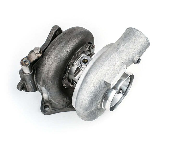 Forced Performance — Forced Performance Subaru WRX/STI XR Blk 82HTZ Turbo 84mm CH10CM Turbine Hsg External WG w/Oil Line
