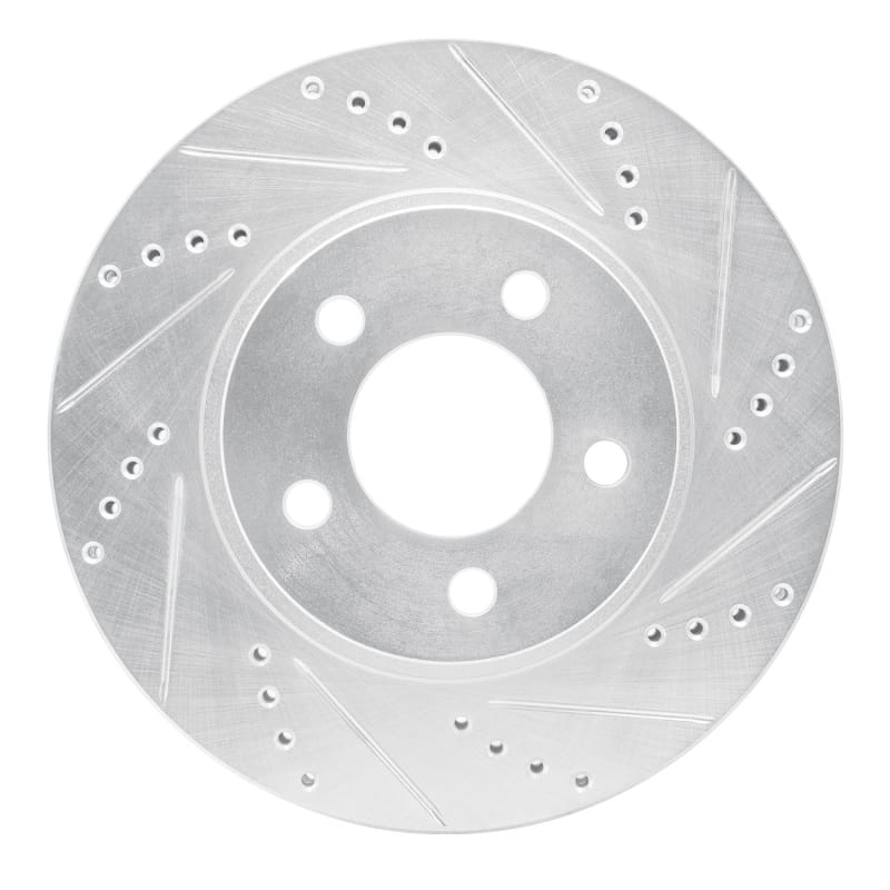 R1 Concepts — R1 2001-2011 Ford Explorer Sport Front Right Drilled & Slotted Silver Brake Rotor
R1 Brake Rotor Drill
