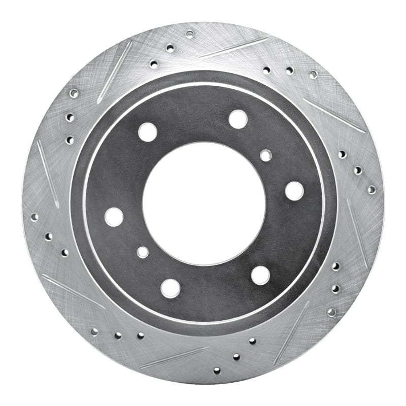 R1 Concepts — R1 00-06 Mitsubishi Montero Rear Left Drilled & Slotted Silver Brake Rotor
R1 Brake Rotor Drill