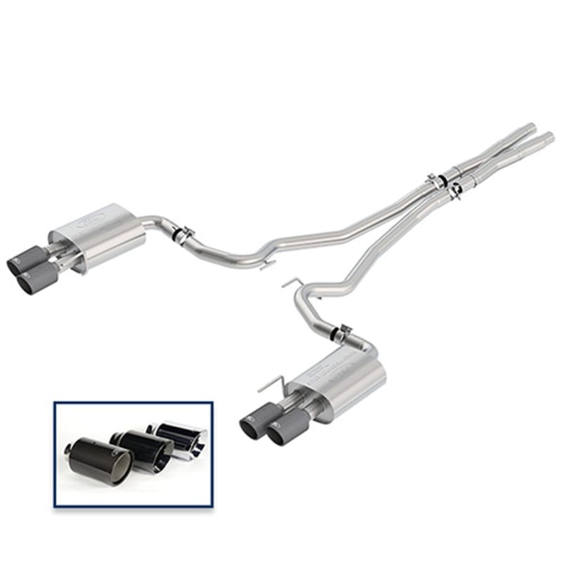 Ford Racing — Ford Racing 2018+ Mustang GT 5.0L Cat-Back Extreme Exhaust System w/ Quad Carbon Fiber Tips
Exhaust System Kit