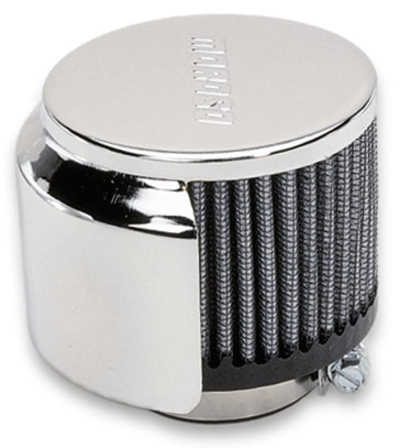 Moroso — Moroso Filtered Valve Cover Breather - Clamp-On - Half Hood - 1.5in ID