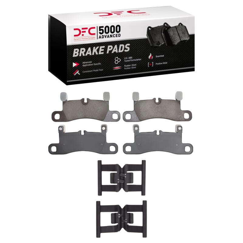 DFC — DFC 11-18 Porsche Cayenne Rear 5000 Advanced Ceramic Brake Pads and Hardware Kit
DFC Brake Pad Set