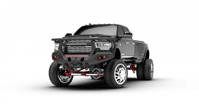 Road Armor — Road Armor 2019+ Dodge RAM 2500/3500 Evolution Front Bumper - w/ Reaper Guard
