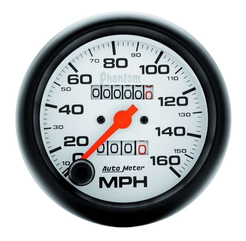 AutoMeter — Autometer Phantom 3-3/8in 160MPH Speedometer Gauge - Mechanical Full Sweep
3-3/8" SPEEDO, 160 M