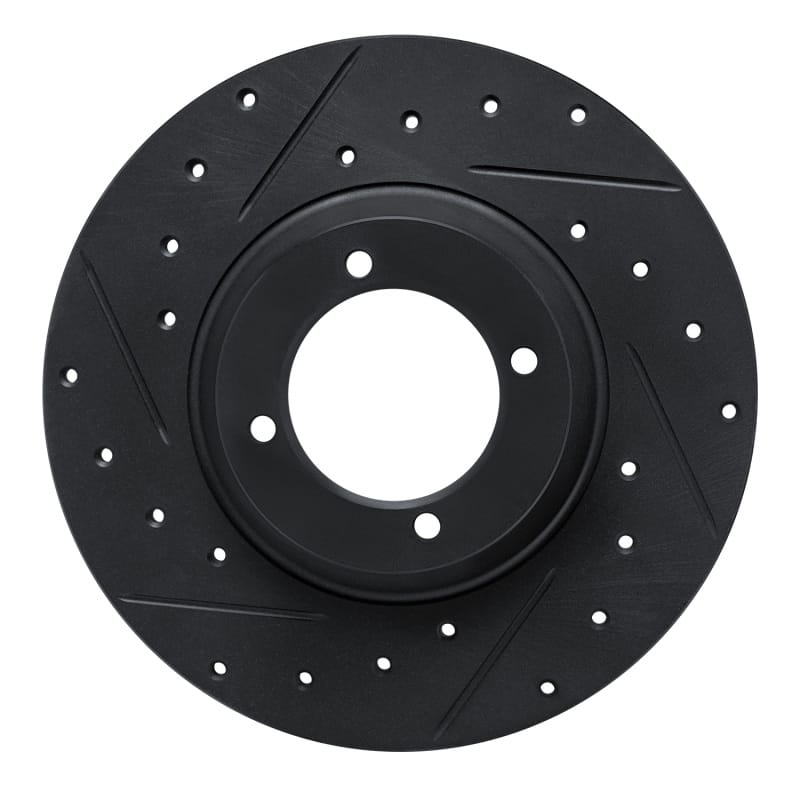 R1 Concepts — R1 61-76 Triumph TR4 Front Left Drilled & Slotted Black Brake Rotor
R1 Brake Rotor Drill