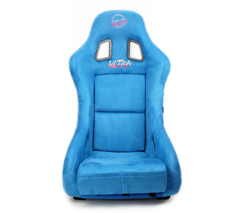 NRG — NRG FRP Bucket Seat ULTRA Edition - Medium (Blue Alcantara/Pearlized Back)