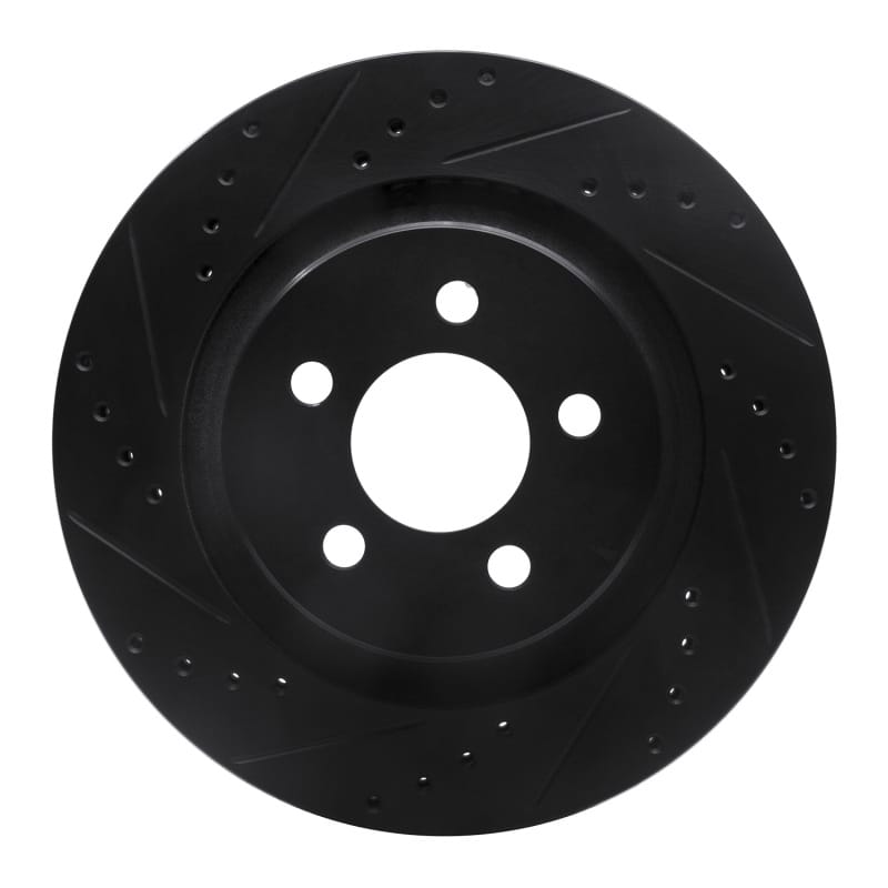 R1 Concepts — R1 11-12 Jeep Liberty Front Left Drilled & Slotted Black Brake Rotor
R1 Brake Rotor Drill