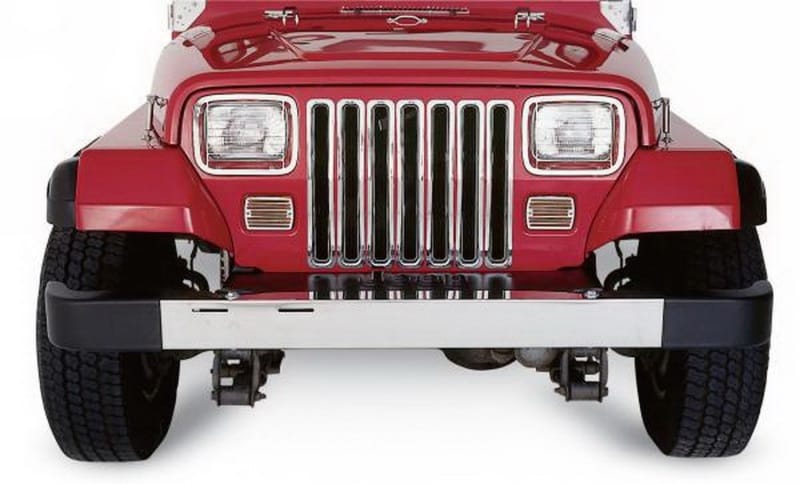 Rampage — Rampage 1987-1995 Jeep Wrangler(YJ) Grille Inserts - Chrome
Grille Insert