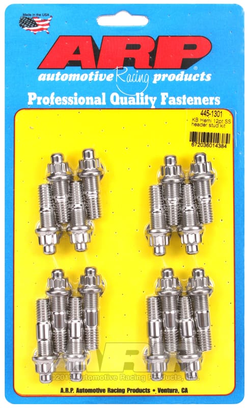 ARP — ARP KB Hemi Hex Exhaust Stud Kit 12PT