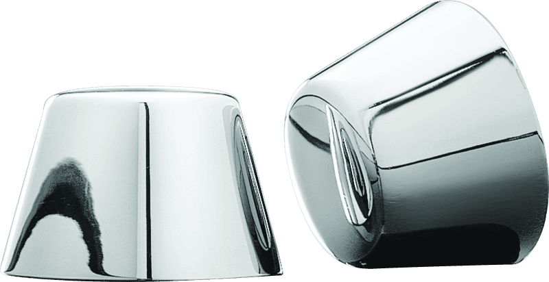 Kuryakyn — Kuryakyn Front Axle Nut Caps Chrome