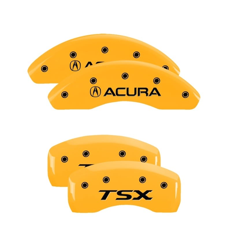 MGP — MGP 4 Caliper Covers Engraved Front Acura Rear TSX Yellow Finish Black Char 2005 Acura TSX
Caliper Covers