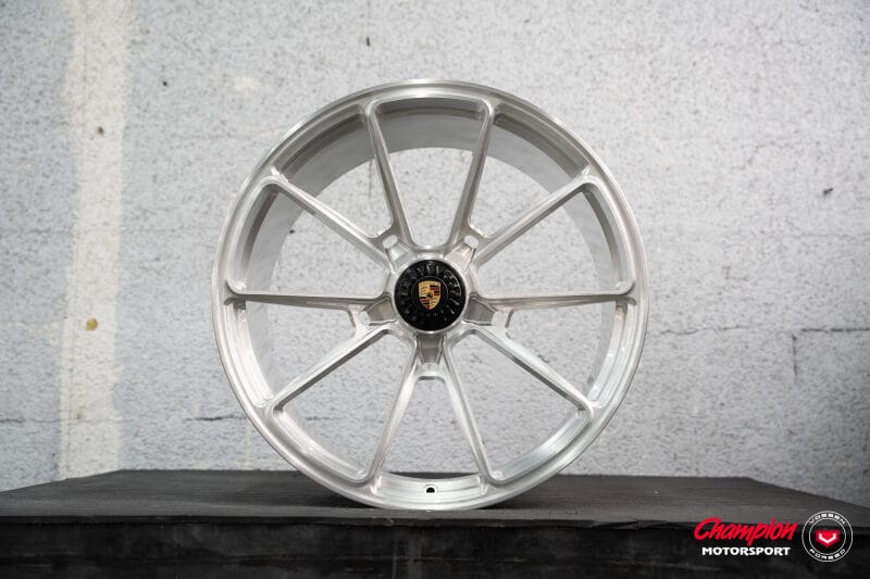 Vossen — Vossen X Champion RS92 20X12 / ET47 / Brushed Gloss Clear Wheel / Centerlock / 911 GT3 991.2- Rear