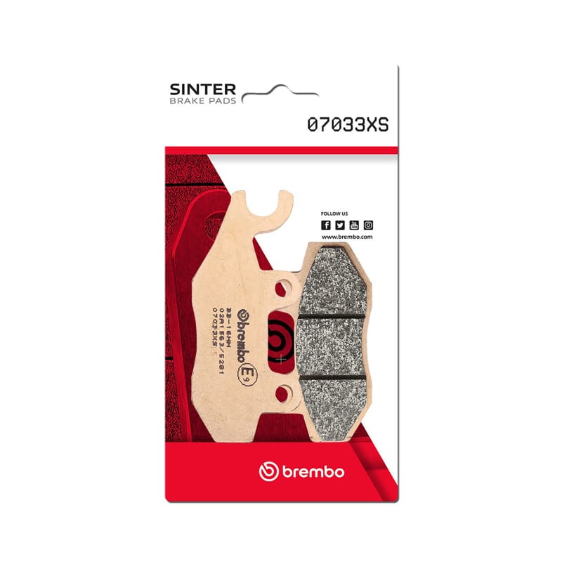 Brembo OE Powersports — Brembo OE 01-06 Kymco B&W, Dink Sport 250cc Sinter Brake Pad - Front