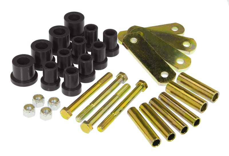 Prothane — Prothane 60-74 Chrysler B & E Body HD Spring & Shackles Bushings - Black
SPRING/SHACKLE BUSH