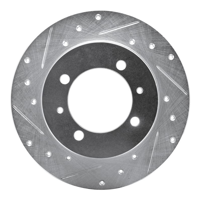 R1 Concepts — R1 88-93 Dodge COLT Rear Left Drilled & Slotted Silver Brake Rotor
R1 Brake Rotor Drill