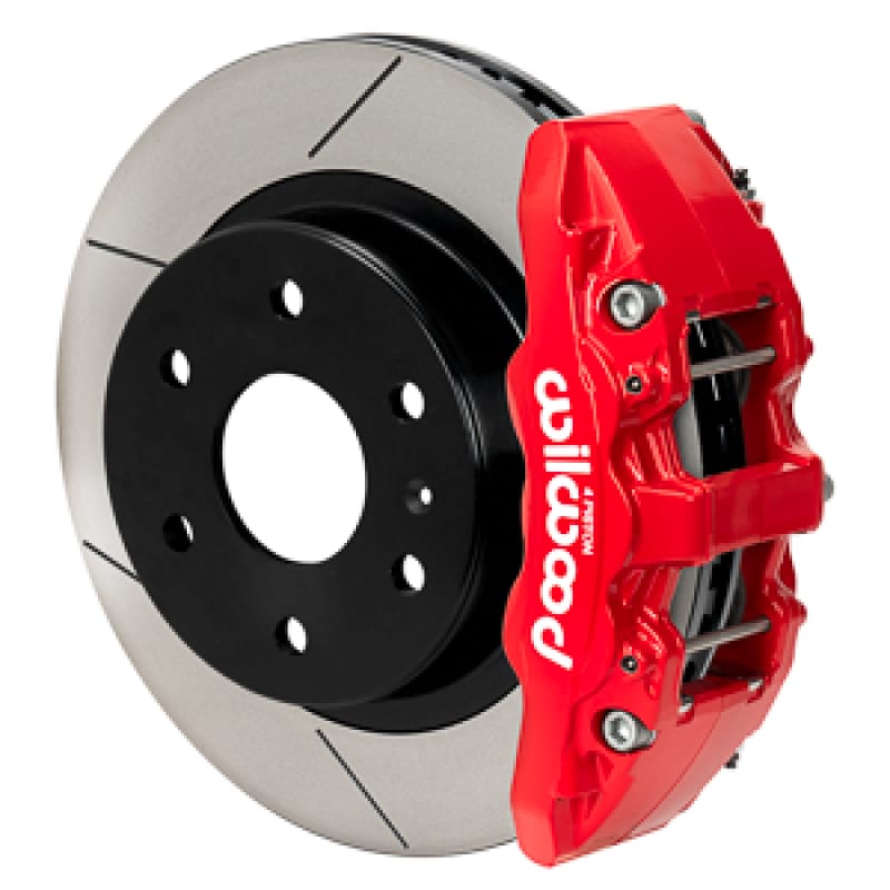 Wilwood — Wilwood 22-23 Mercedes-Benz Sprinter AWD 2500 Rear Aero4-DM 13.25in Kit w/ Lines - Red