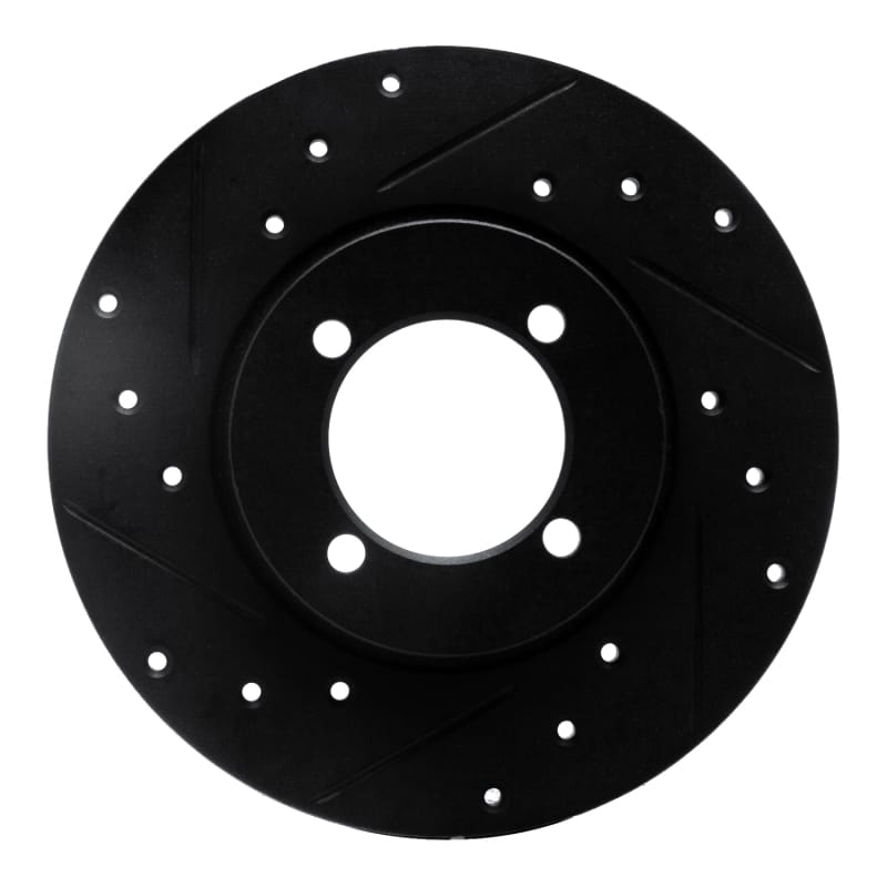 R1 Concepts — R1 74-87 Dodge COLT Front Left Drilled & Slotted Black Brake Rotor
R1 Brake Rotor Drill